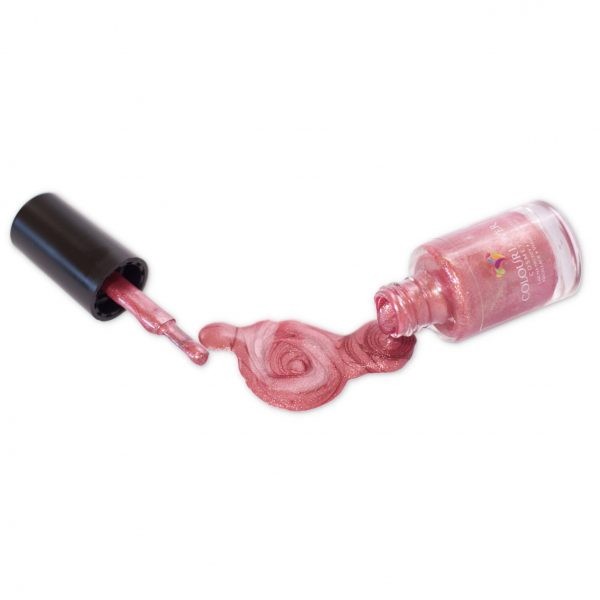 Peony – Vegan 10-free pink nail polish with a glossy finish, plant-based, and cruelty-free