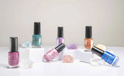 Holo Gems – Vegan 10-free holographic nail polish set with a shimmer finish, plant-based, and cruelty-free.
