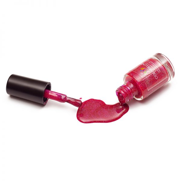 Creative – Vegan 10-free bold red nail polish with a glossy finish, plant-based, and cruelty-free