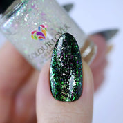 Frosty Glow – Vegan 10-free multichrome nail polish with a pearlescent finish, plant-based, and cruelty-free