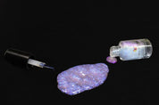 Icy Charm – Vegan 10-free multichromatic blue shimmer nail polish, plant-based, and cruelty-free.