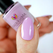 Intuitive – Vegan 10-free pastel purple nail polish with a creamy finish, plant-based, and cruelty-free.