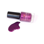 Iris – Vegan 10-free purple shimmer nail polish with a shimmer finish, plant-based, and cruelty-free.