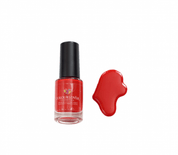 Timeless Red – Vegan 10-free classic red nail polish with a cream finish, plant-based, and cruelty-free.