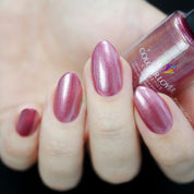 Peony – Vegan 10-free pink nail polish with a glossy finish, plant-based, and cruelty-free