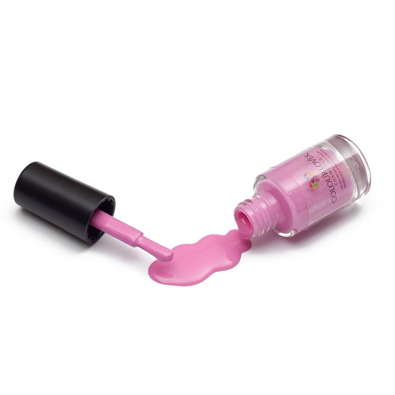 Romantic – Vegan 10-free rich pink nail polish with a cream finish, plant-based and cruelty-free
