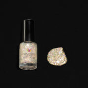 Under the Freezing Spell – Vegan 10-free multichrome nail polish shifting green to gold to pink with a shimmer finish, plant-based and cruelty-free