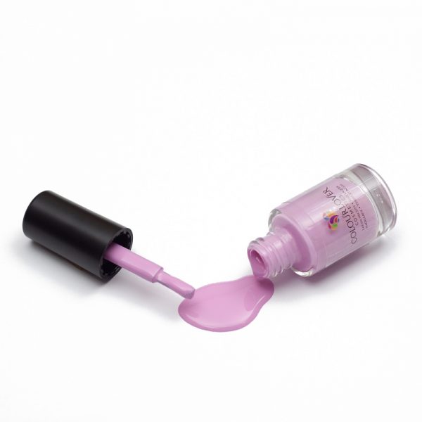 Intuitive – Vegan 10-free pastel purple nail polish with a creamy finish, plant-based, and cruelty-free.