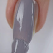 Aim for the Stars – Vegan quick-dry gray nail polish with purple undertones, 10-free and long-lasting for healthy, cruelty-free manicures.
