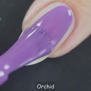 Orchid – Vegan 10-free purple nail polish with a glossy finish, plant-based, and cruelty-free