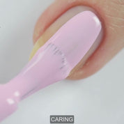 Caring – Vegan 10-free soft pink nail polish with a creamy finish, plant-based, and cruelty-free