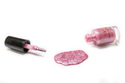 Rose Quartz – Vegan 10-free light pink holographic nail polish with a shimmer finish, plant-based, and cruelty-free