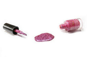 Rubelite – Vegan 10-free mauve shimmer nail polish with holographic sparkle, plant-based, and cruelty-free