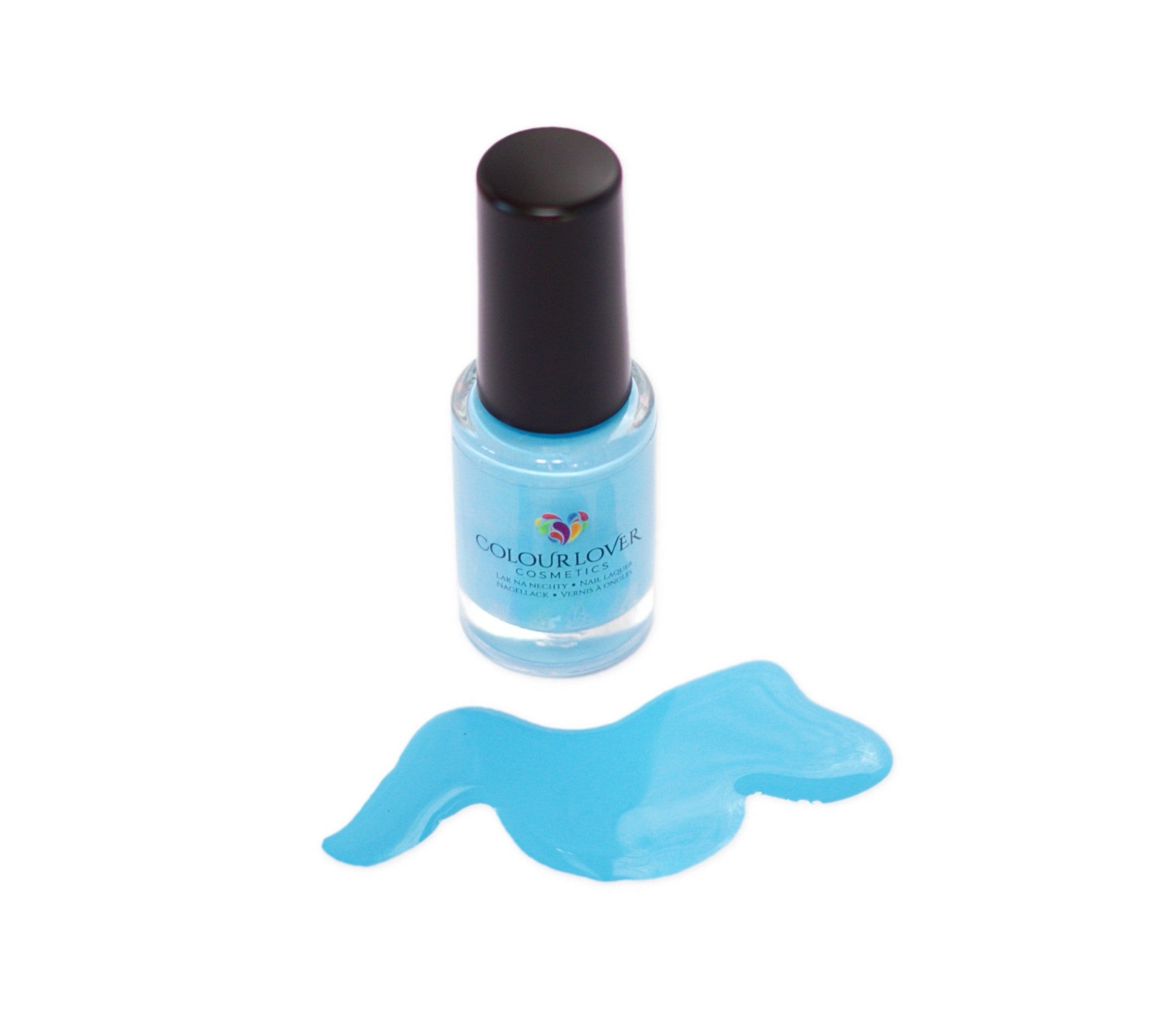 Forget Me Not – Vegan 10-free pastel blue nail polish with a cream finish, plant-based, and cruelty-free