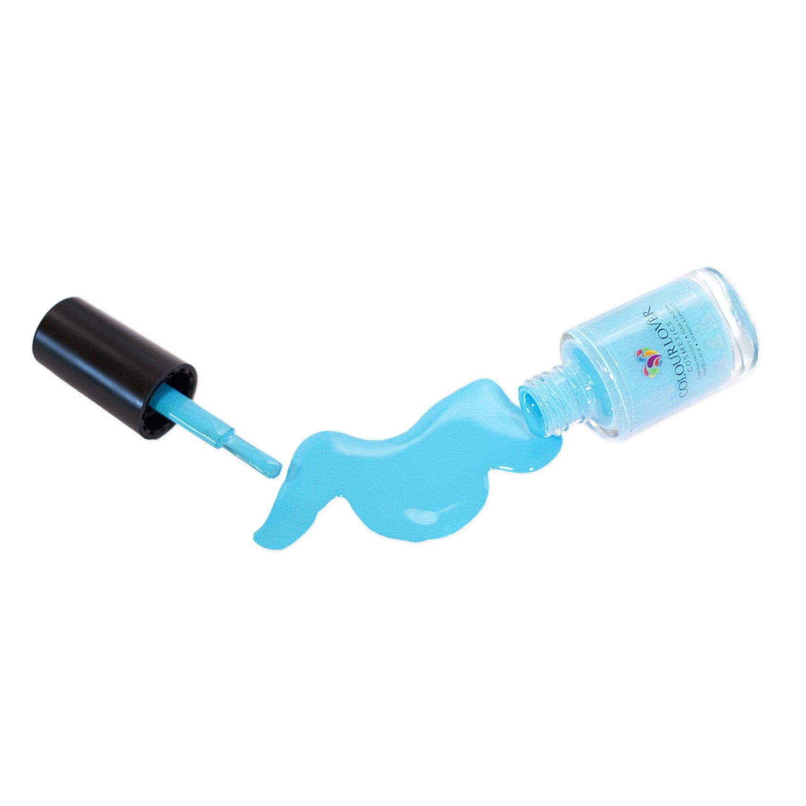 Forget Me Not – Vegan 10-free pastel blue nail polish with a cream finish, plant-based, and cruelty-free