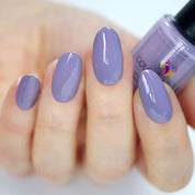 On Cloud 9 Collection – Vegan 10-free pastel nail polish set in blue, purple, gray and nude, plant-based, and cruelty-free