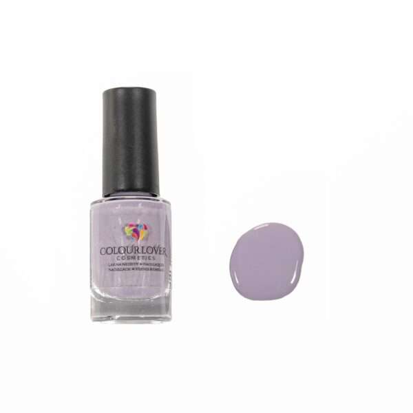Aim for the Stars – Vegan quick-dry gray nail polish with purple undertones, 10-free and long-lasting for healthy, cruelty-free manicures.