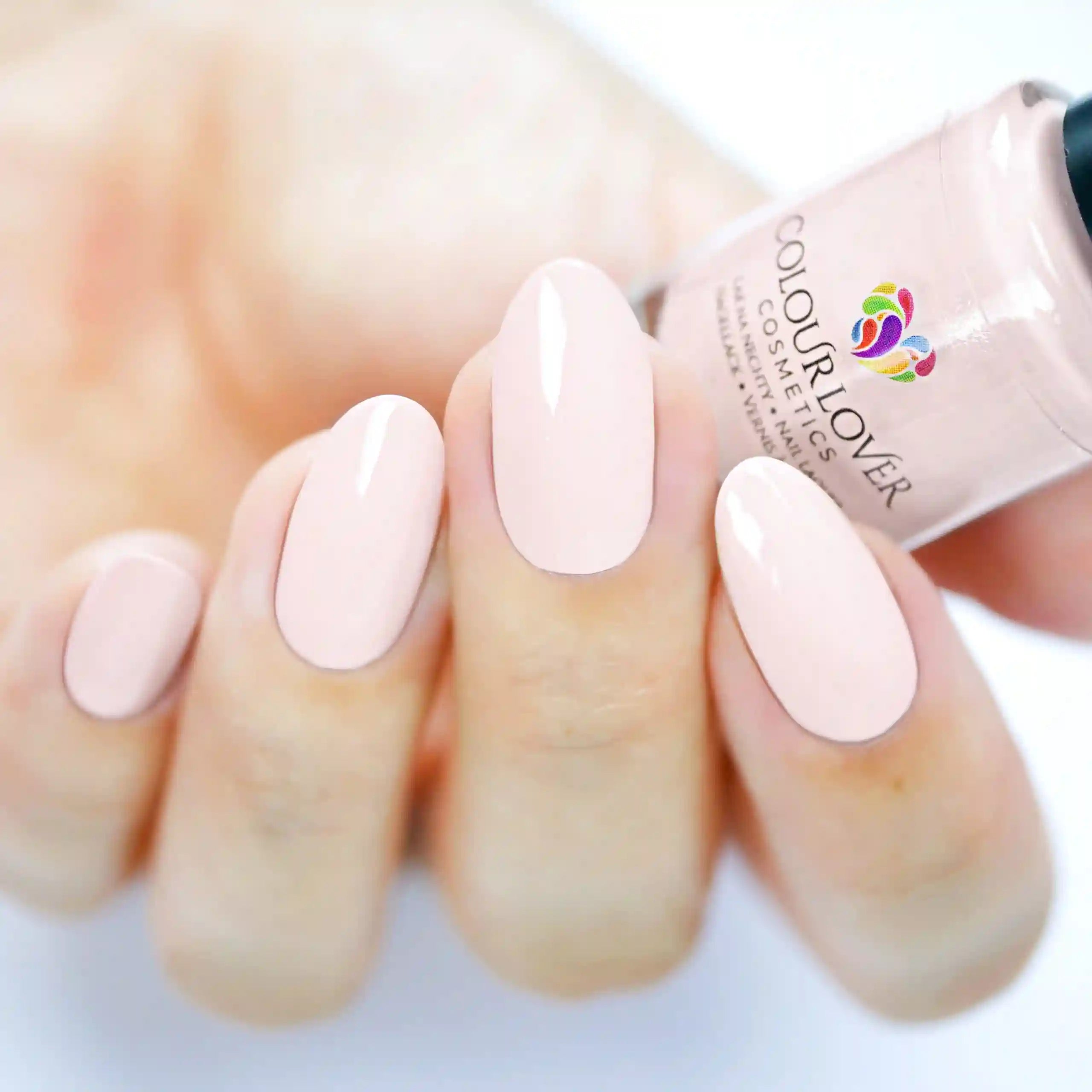 Soft nude and bronze shades with a holographic and metallic finish, perfect for summer manicures.