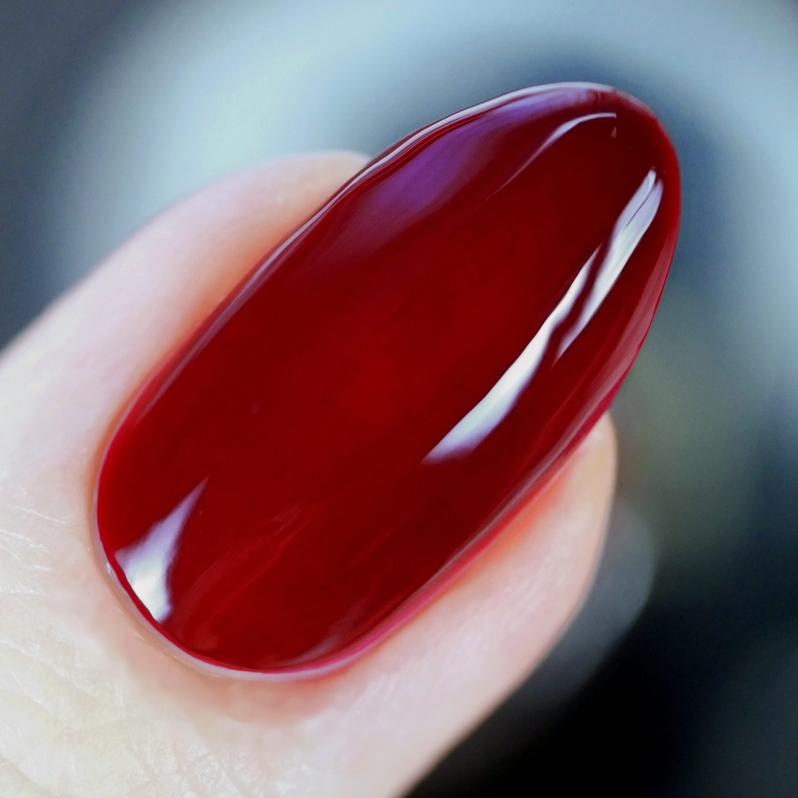 dark red nail polish with plant based, 10-free, vegan, cruelty free, sustainable, safe and healthy formula handmade in Slovakia