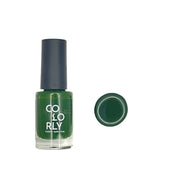 Evergreen – Vegan 10-free forest green nail polish with a cream finish, plant-based, and cruelty-free