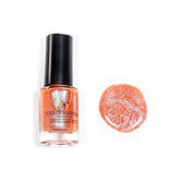 Fun in the Sun – Vegan 10-free coral pink nail polish with a cream finish, plant-based, and cruelty-free