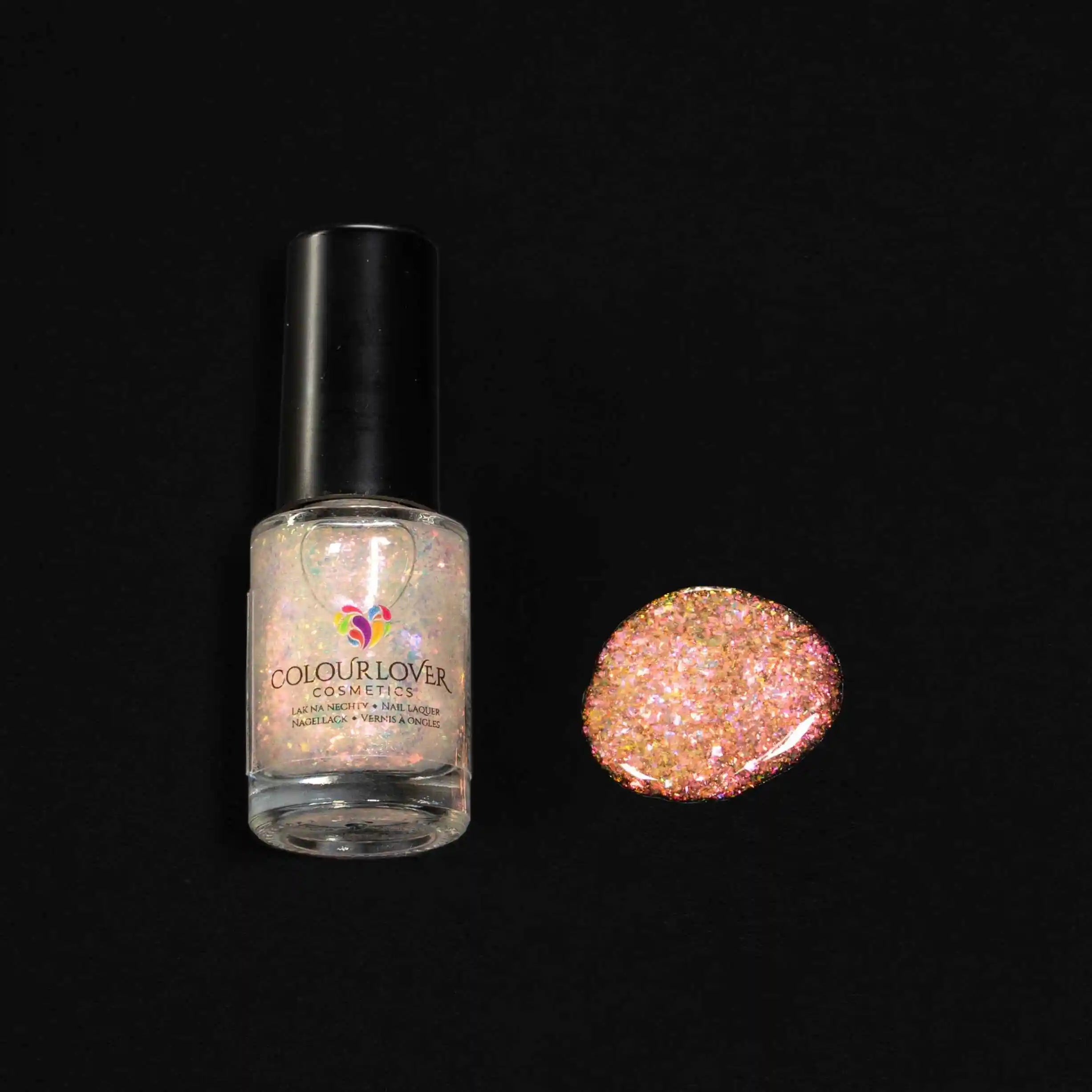 Glow Below Zero – Vegan 10-free gold-to-red color-shifting nail polish with shimmer finish, plant-based, and cruelty-free