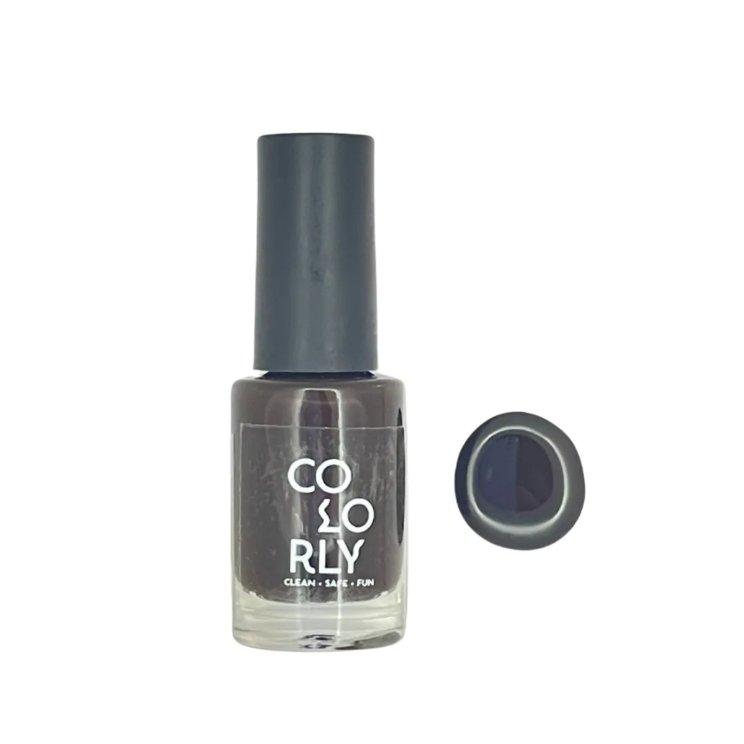 Hidden Path – Vegan 10-free dark green shimmer nail polish with a subtle sheen, plant-based, and cruelty-free