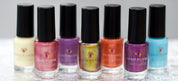 Flower Power – Vegan 10-free floral pastel nail polish collection with a creamy finish, plant-based, and cruelty-free