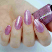 Holo Gems – Vegan 10-free holographic nail polish set with a shimmer finish, plant-based, and cruelty-free.