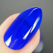 Royal Blue – Vegan 10-free bold blue nail polish with a glossy finish, plant-based, and cruelty-free
