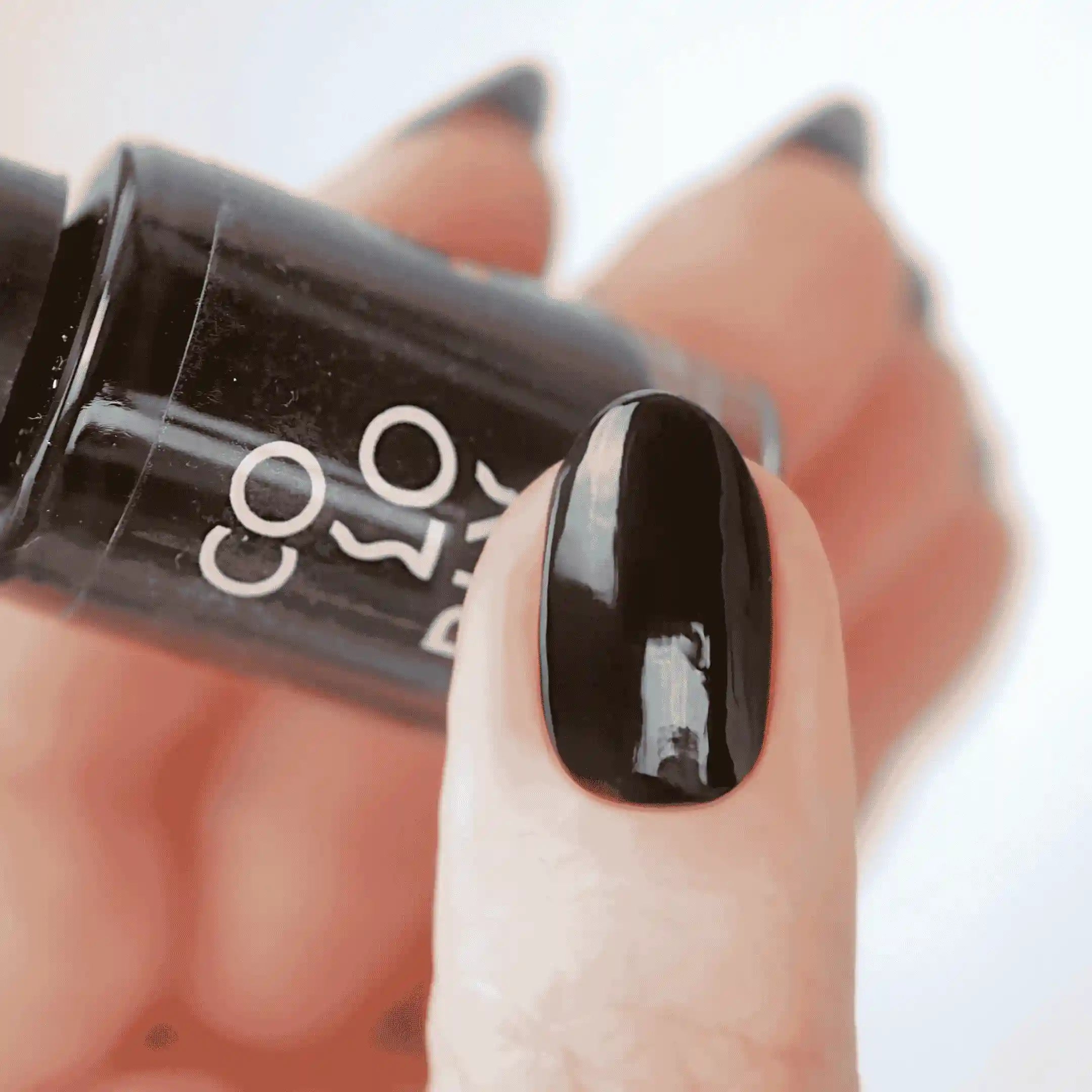 Hidden Path – Vegan 10-free dark green shimmer nail polish with a subtle sheen, plant-based, and cruelty-free