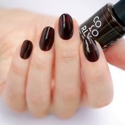 brown nail polish with plant based, 10-free, vegan, cruelty free, sustainable, safe and healthy formula handmade in Slovakia