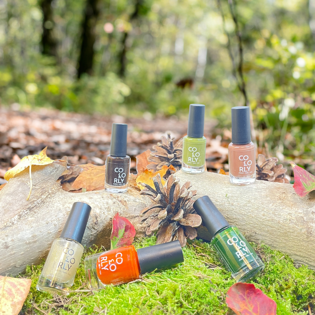 nail polish with plant based, 10-free, vegan, cruelty free, sustainable, safe and healthy formula handmade in Slovakia