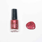 Passionate – Vegan 10-free cranberry red nail polish with a glossy finish, plant-based, and cruelty-free