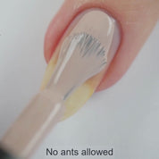 No Ants Allowed – Vegan 10-free nude nail polish with a smoky undertone, plant-based, and cruelty-free