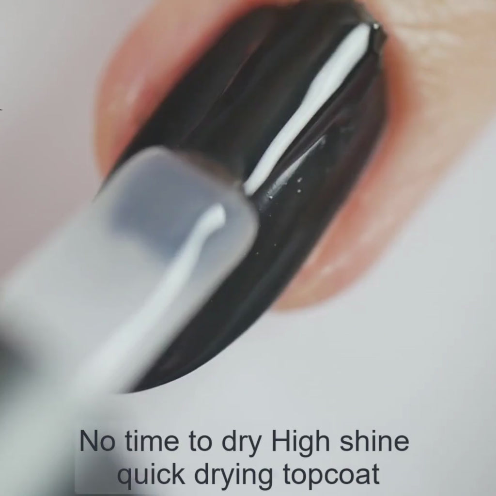 quick drying long-lasting high shine topcoat