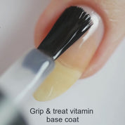 vitamin base coat and soft matte topcoat with plant based, 10-free, vegan, cruelty free, sustainable, safe and healthy formula handmade in Slovakia