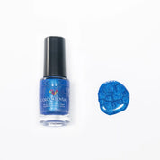 Sapphire – Vegan 10-free deep blue shimmer nail polish with a shimmer finish, plant-based, and cruelty-free